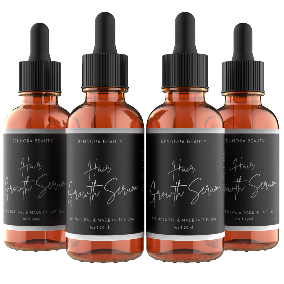 4 Rennora Hair Growth Serums Pack