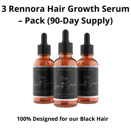 3 Rennora Hair Growth Serum – Pack (90-Day Supply)