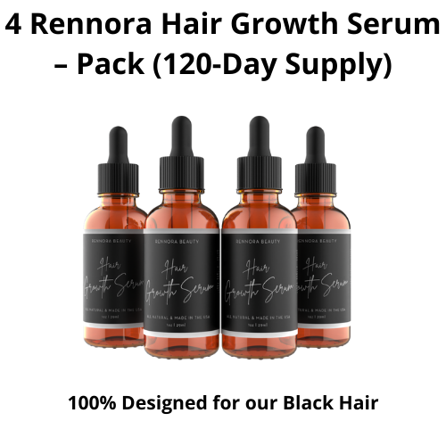 4 Rennora Hair Growth Serum – Pack (120-Day Supply)