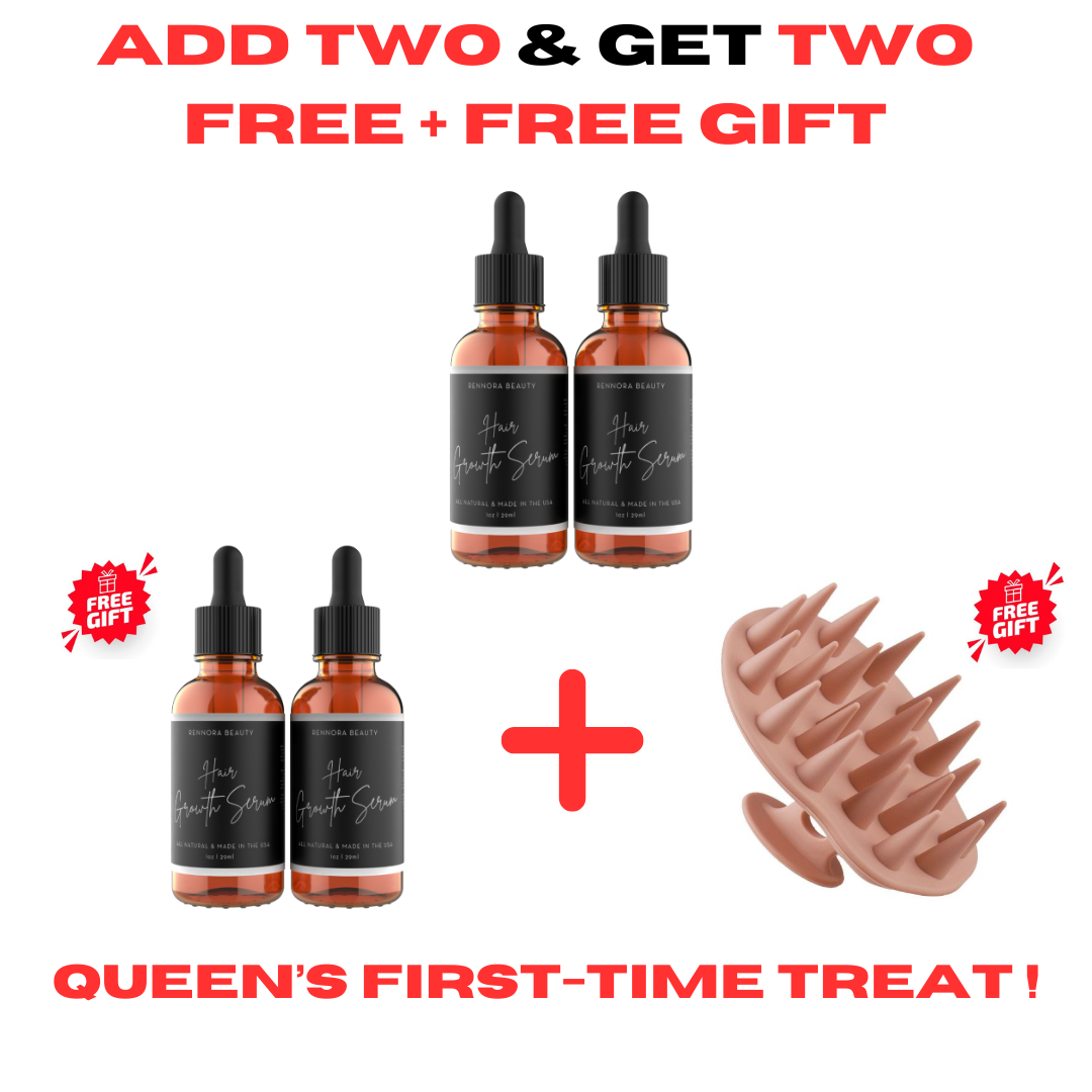 Add TWO Serum & Get 🎁 TWO for FREE + FREE GIFT🎁—Queen’s First-Time Treat !
